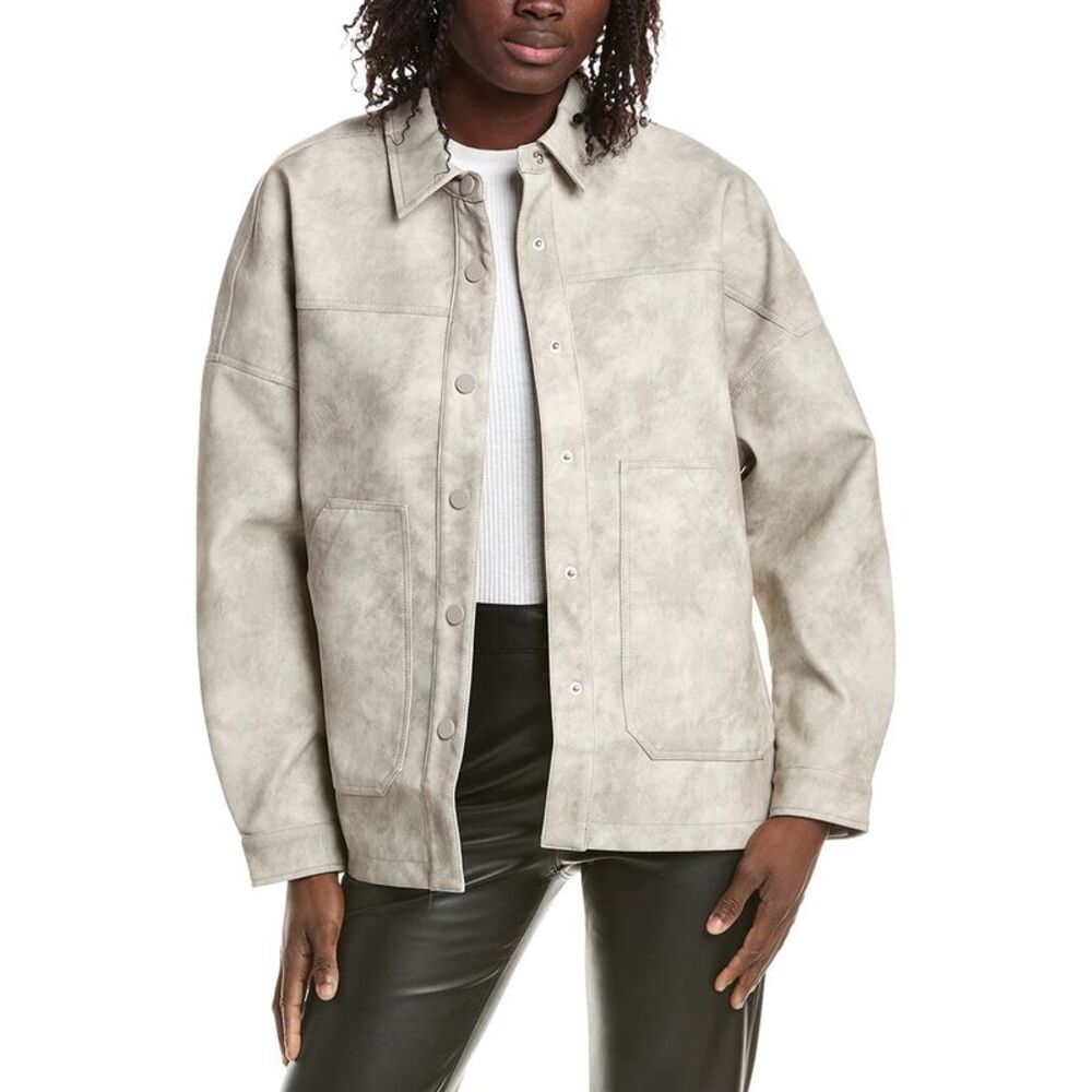 Lamarque Womens Oversized Jacket, Beige